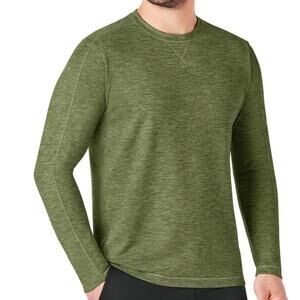2PK Member's Mark Men's Luxe Performance Long Sleeve Crew 2 PC BUNDLE NWT S